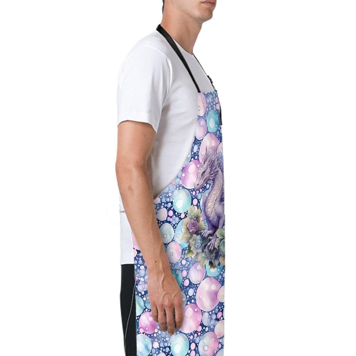 Purple Dragon, Waterproof Apron with Pockets