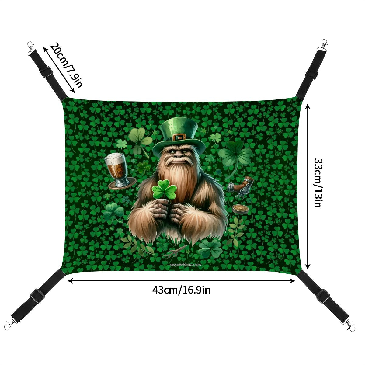 St Patrick Bigfoot / Sasquatch, Pet Hammock