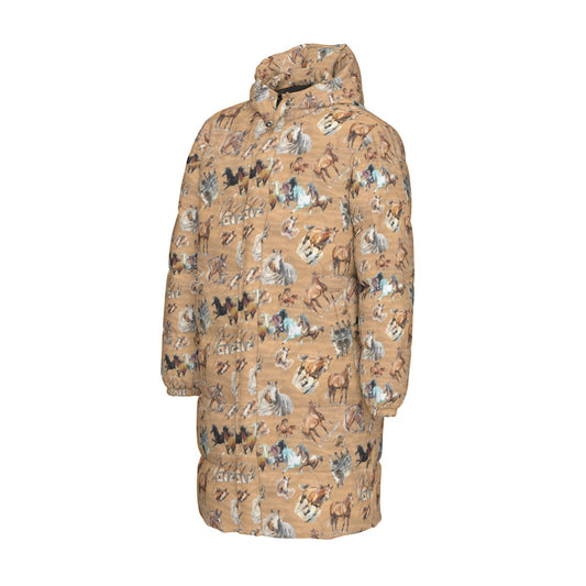 10 Animal Designs, Long Down Jacket / Coat