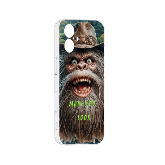 Bigfoot Sasquatch "Made you look", IPhone 17 Series (4 models) TP Cell Mobile Phone Case