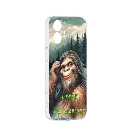 Female Bigfoot "I know I'm fabulous", IPhone 17 Series (4 models) TP Cell Mobile Phone Case