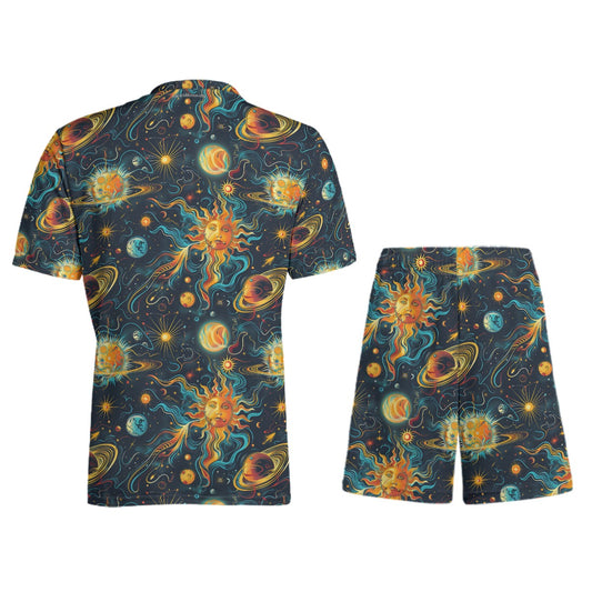 Children's Sports T-Shirt Set, Psychedelic