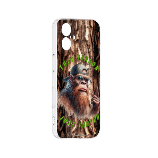 Bigfoot Sasquatch "This person just farted", IPhone 17 Series (4 models) TP Cell Mobile Phone Case