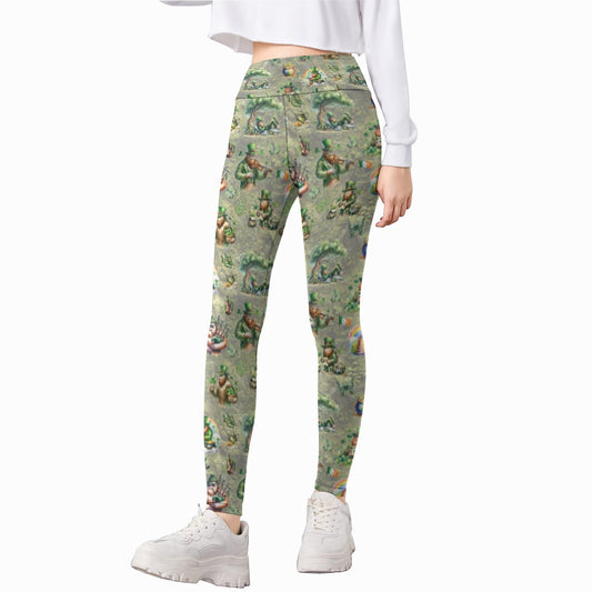 10 Bigfoot / Sasquatch Designs, Kid’s Leggings