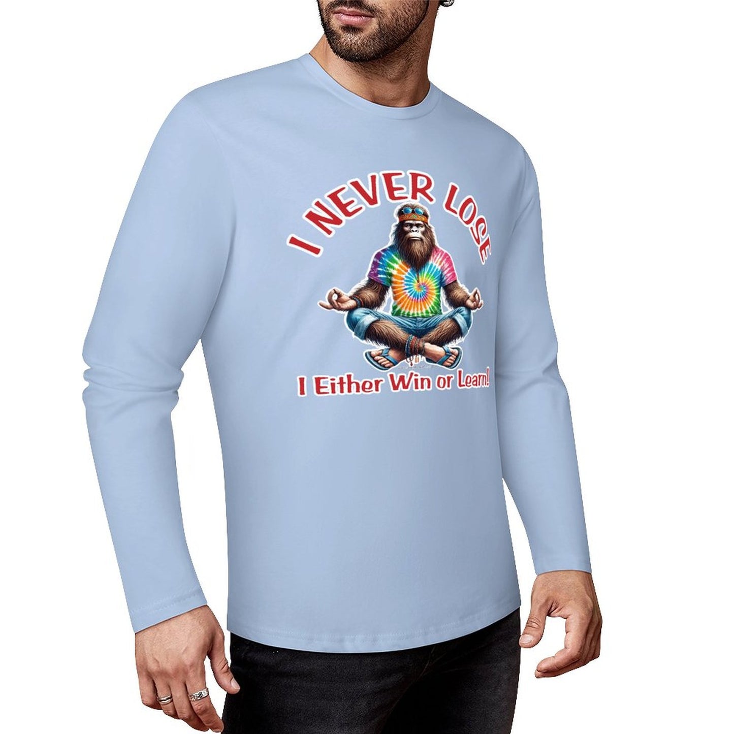Bigfoot - Sasquatch Cotton Unisex Long Sleeve T-shirt