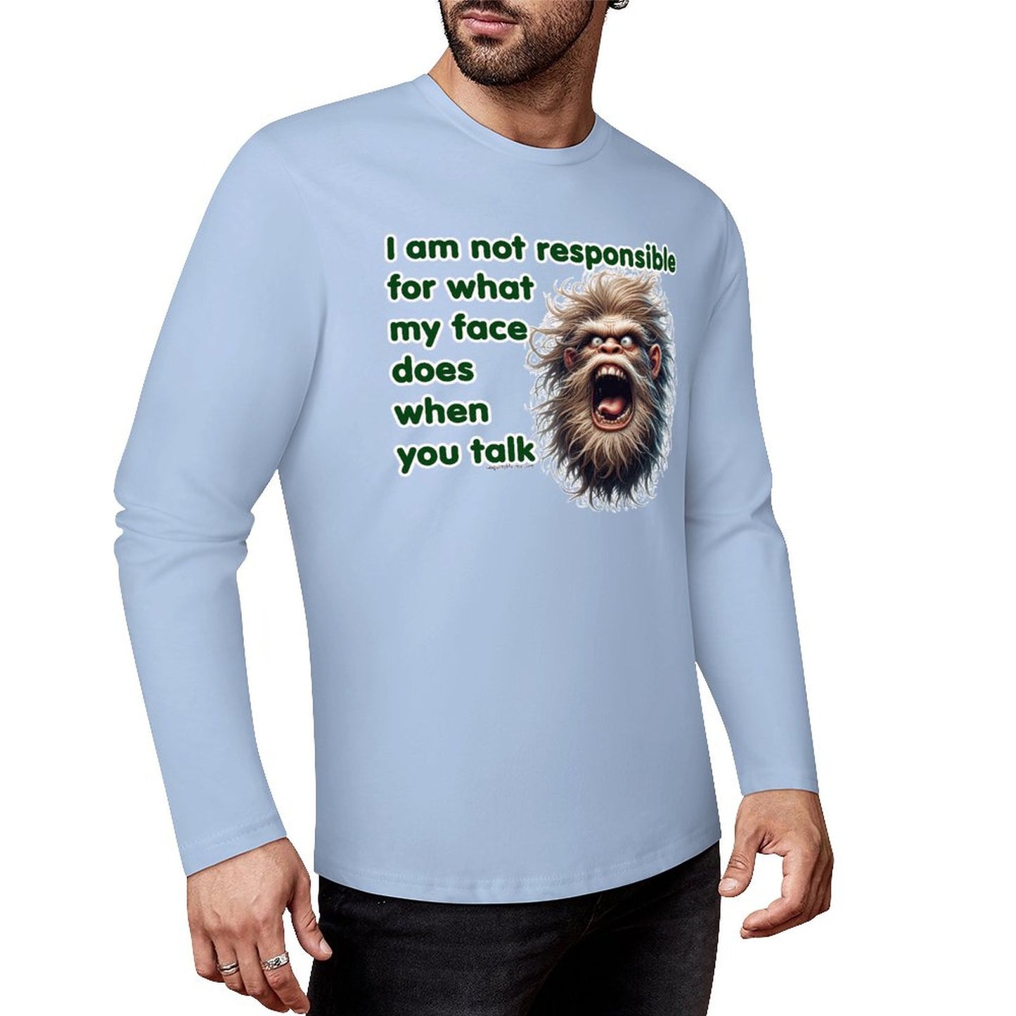 Bigfoot - Sasquatch Cotton Unisex Long Sleeve T-shirt