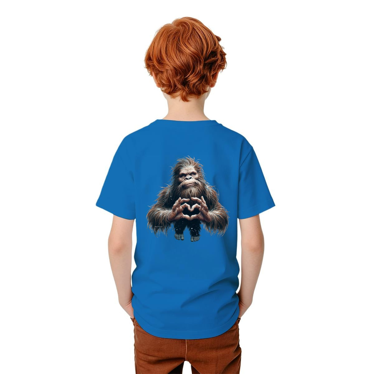 Bigfoot Sasquatch Designs, Kid’s Double Sided Gildan 5000B T Shirt