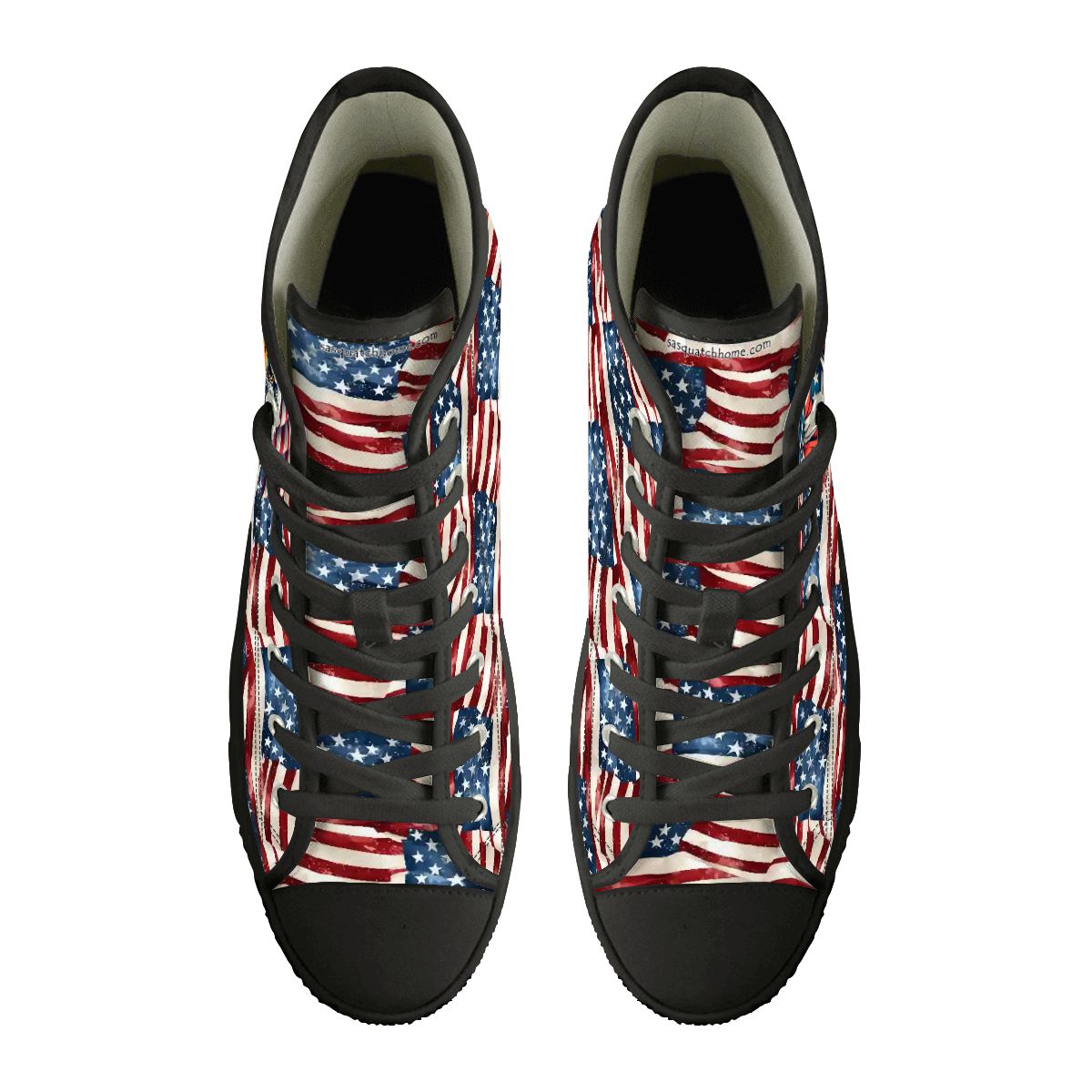 Patriot Eagles, Women's High Top Canvas Shoes