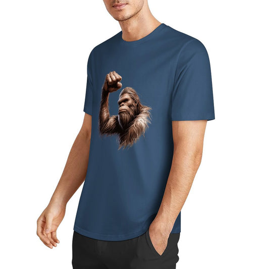 Bigfoot - Sasquatch Big Muscle Short Sleeve Cotton T-Shirt