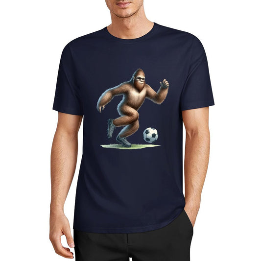 Bigfoot - Sasquatch Soccer (football) Short Sleeve Cotton T-Shirt