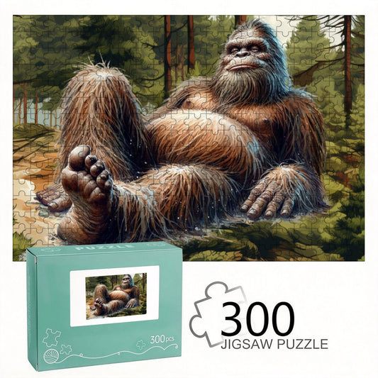 Laid Back Sasquatch 300pcs Horizontal Wooden Jigsaw Puzzles