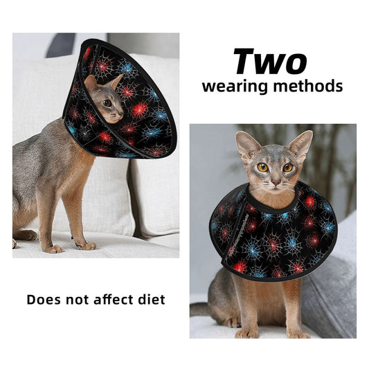 Spider Webs, Pet Elizabethan, Pet Medical Collar