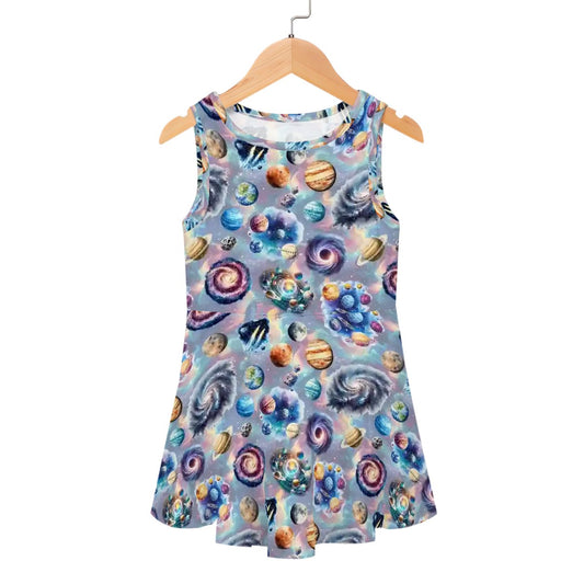 10 Misc Designs, Girl’s Sleeveless Dress