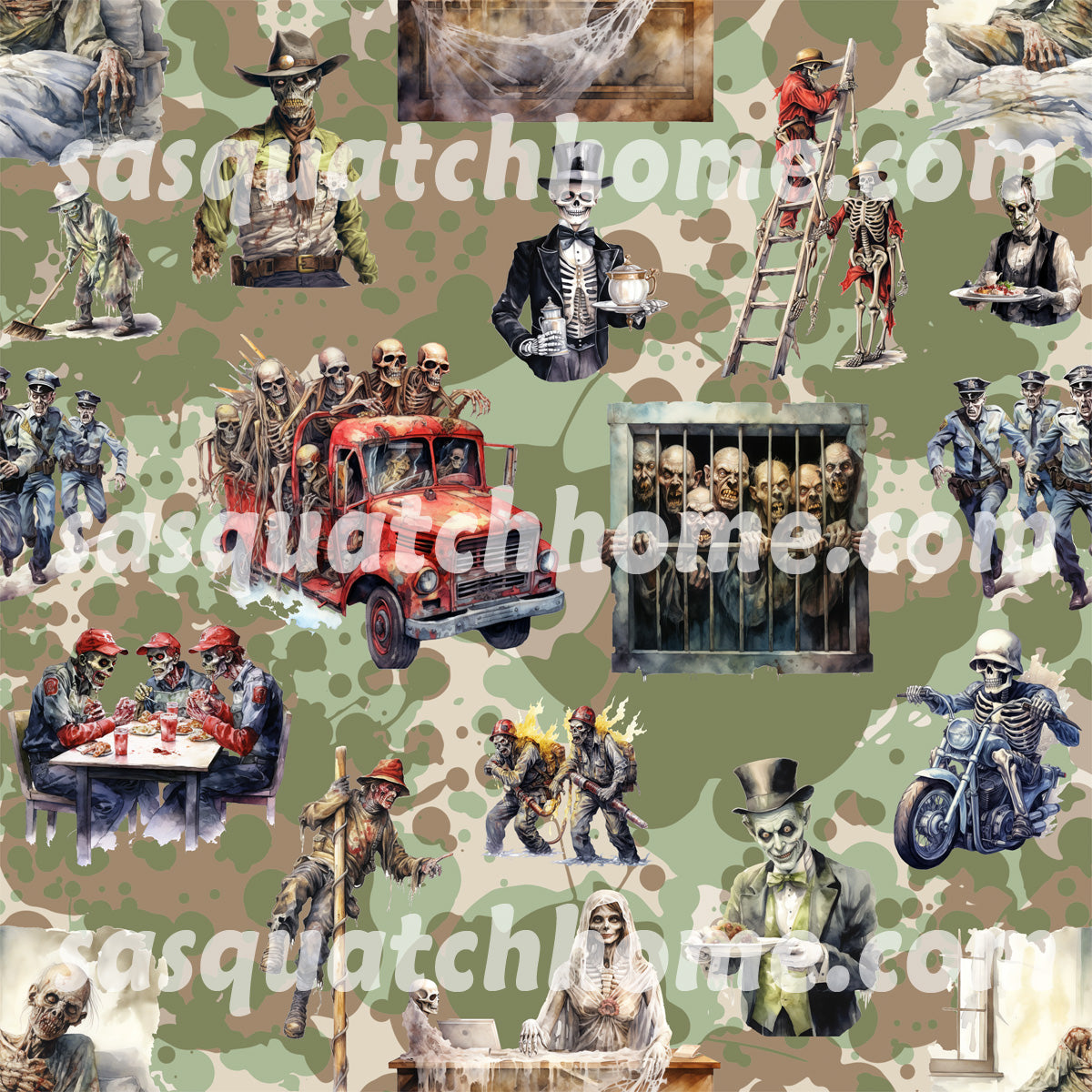 Awesome/Mythical Themed Men's Silky Polyester Extended Boxer Briefs Underwear