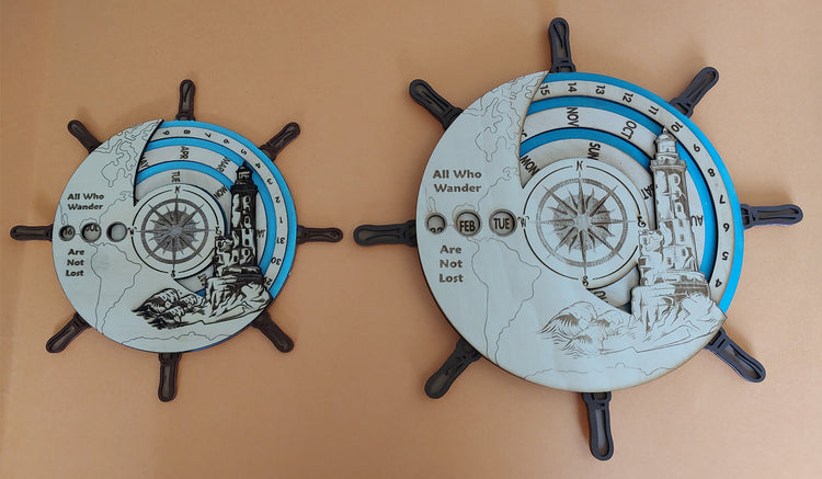 Half Moon Wood Calendars