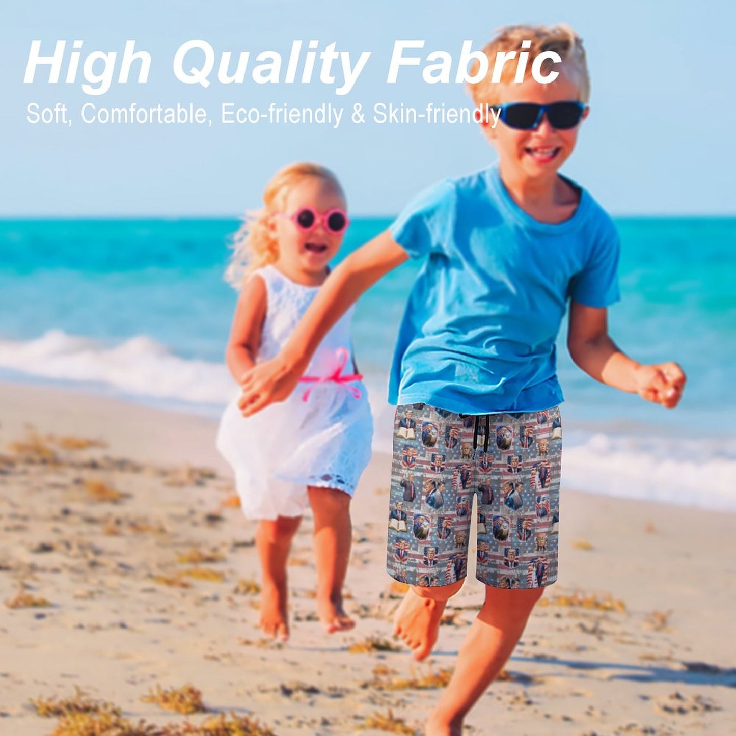 20 Donald Trump Designs, Children’s Beach Pants, Swim Shorts