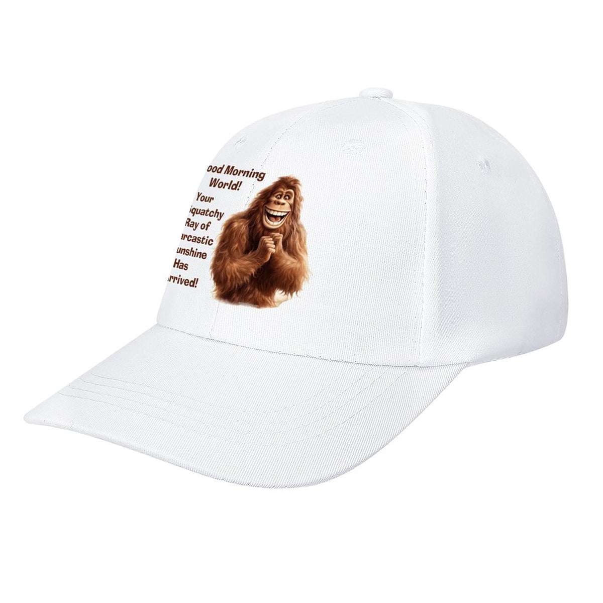 Bigfoot, Sasquatch “Good morning..", Baseball Cap – 8 Colors
