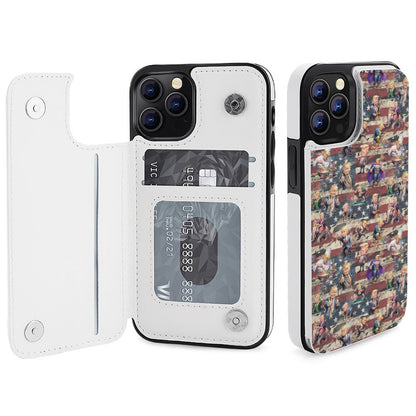 iPhone 12 Series Cell / Mobile phone Flip wallet case - 20 Donald Trump Designs, MAGA