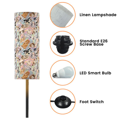 10 Domestic Animal Designs, Floor Lamp Modern Standing Lamp (Made in USA)