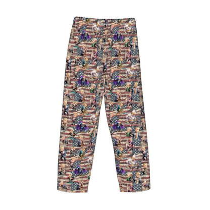 Mens Pajama Pants - Donald Trump - MAGA
