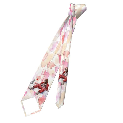 Valentine Bigfoot, Sasquatch, Silky Polyester Dapper Neck Tie