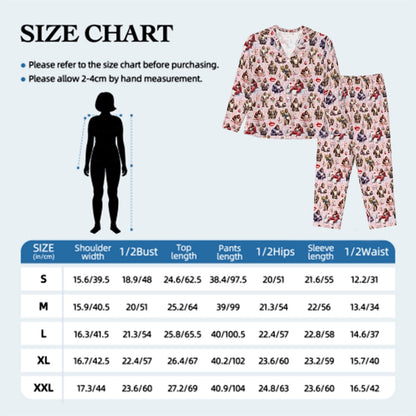 Bigfoot / Sasquatch Themed Women’s Long Sleeved Pajama Set