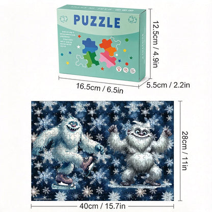 Yeti Dancing 300pcs Horizontal Wooden Jigsaw Puzzles