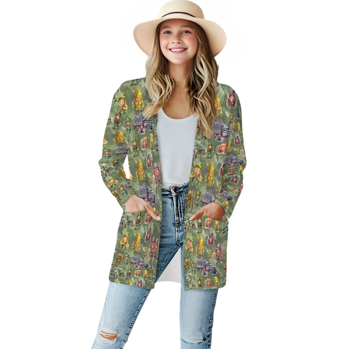 20 Awesome Misc Designs, Women’s long sleeved cardigan, sweater vest
