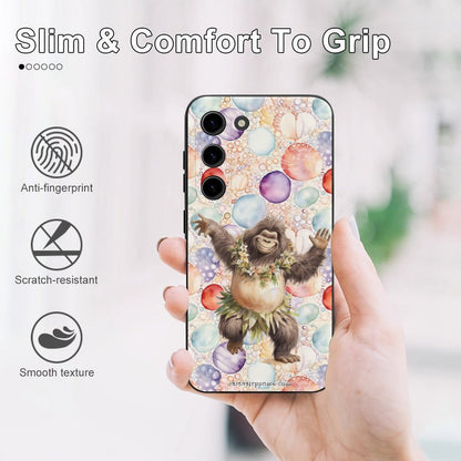 Bigfoot, Sasquatch Dancing, Samsung S23 Series Cell Phone Case