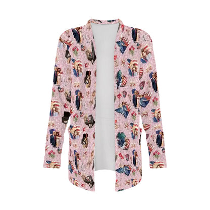 20 Donald Trump, MAGA Designs, Women’s long sleeved cardigan, sweater vest