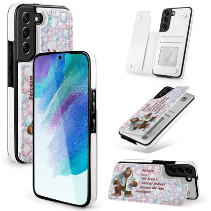 Bigfoot, Sasquatch "Sarcasm.." Definition, Samsung S22 Cell Phone Case / Folding Wallet