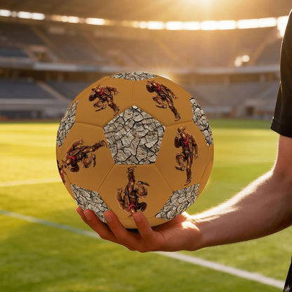 8.5 Inch Training Soccer Ball, Cowboy Sasquatch Bigfoot