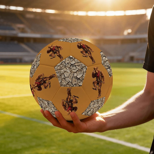 8.5 Inch Training Soccer Ball, Cowboy Sasquatch Bigfoot