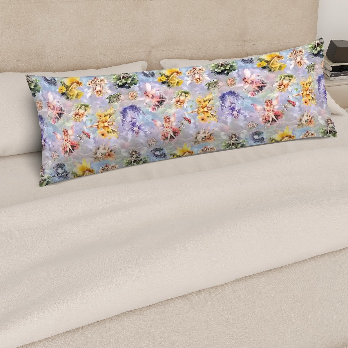 6 Fairy Designs, Long Body Pillow Case