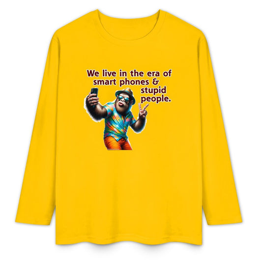 Bigfoot - Sasquatch Cotton Unisex Long Sleeve T-shirt