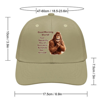Bigfoot, Sasquatch “Good morning..", Baseball Cap – 8 Colors