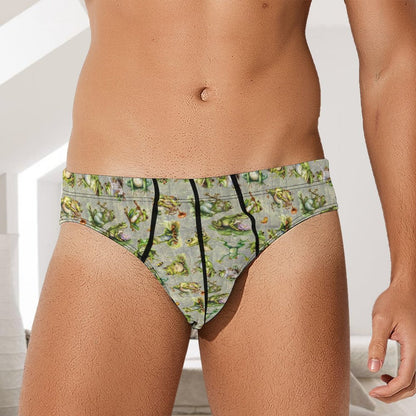 10 Animal Designs, Men’s Silk Briefs Underwear