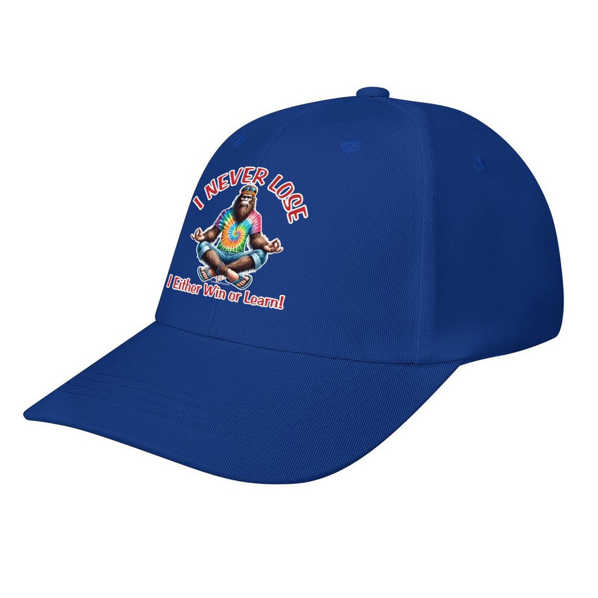 Bigfoot, Sasquatch “I never lose..", Baseball Cap – 8 Colors