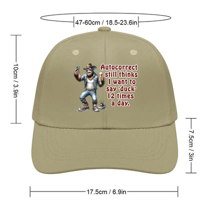 Bigfoot, Sasquatch, "Autocorrect still think..", My Baseball Cap – 8 Colors