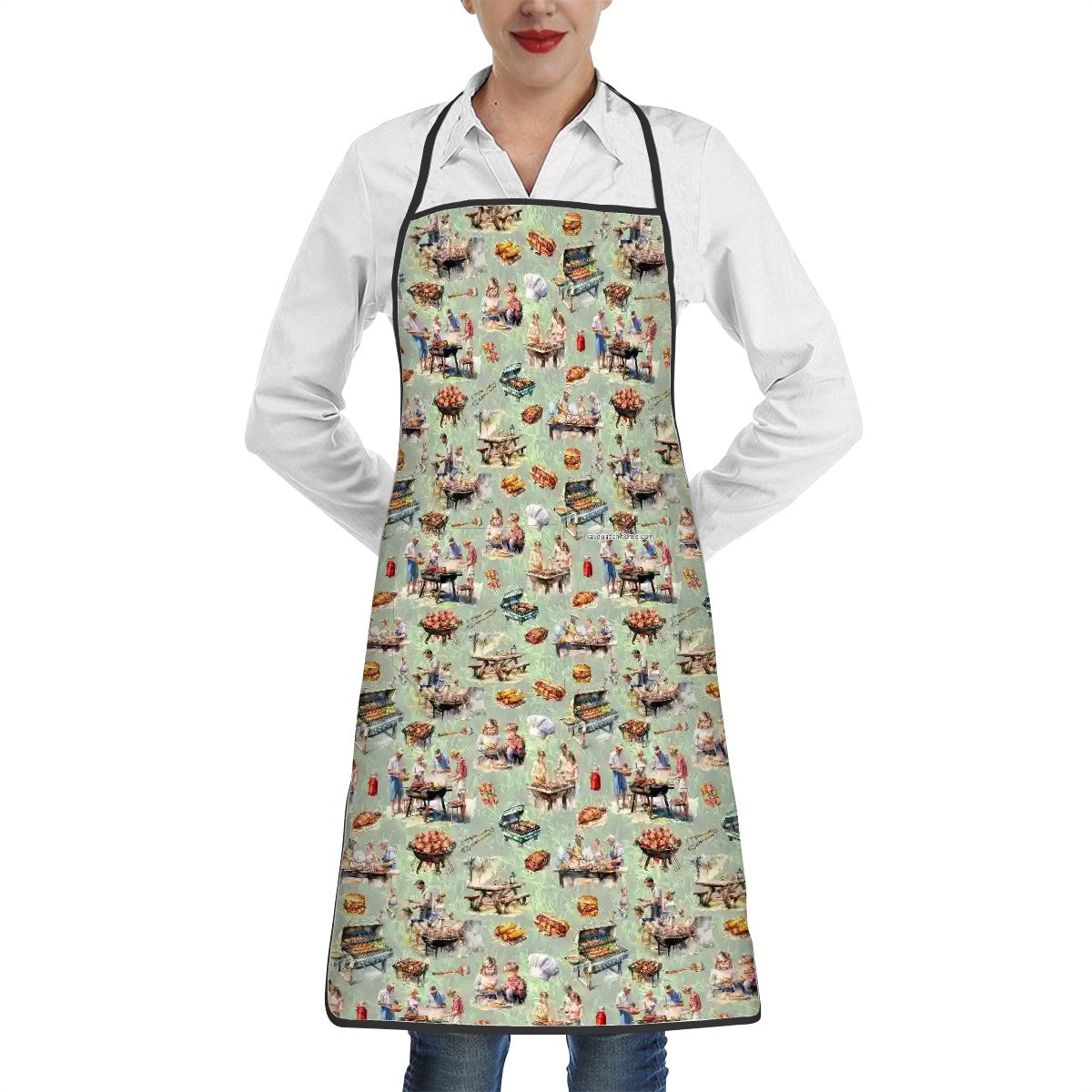 Waterproof apron with pockets - 20 Awesome Designs, Smurf, Dragon, Goth, Zombies, Alice in Wonderland + More