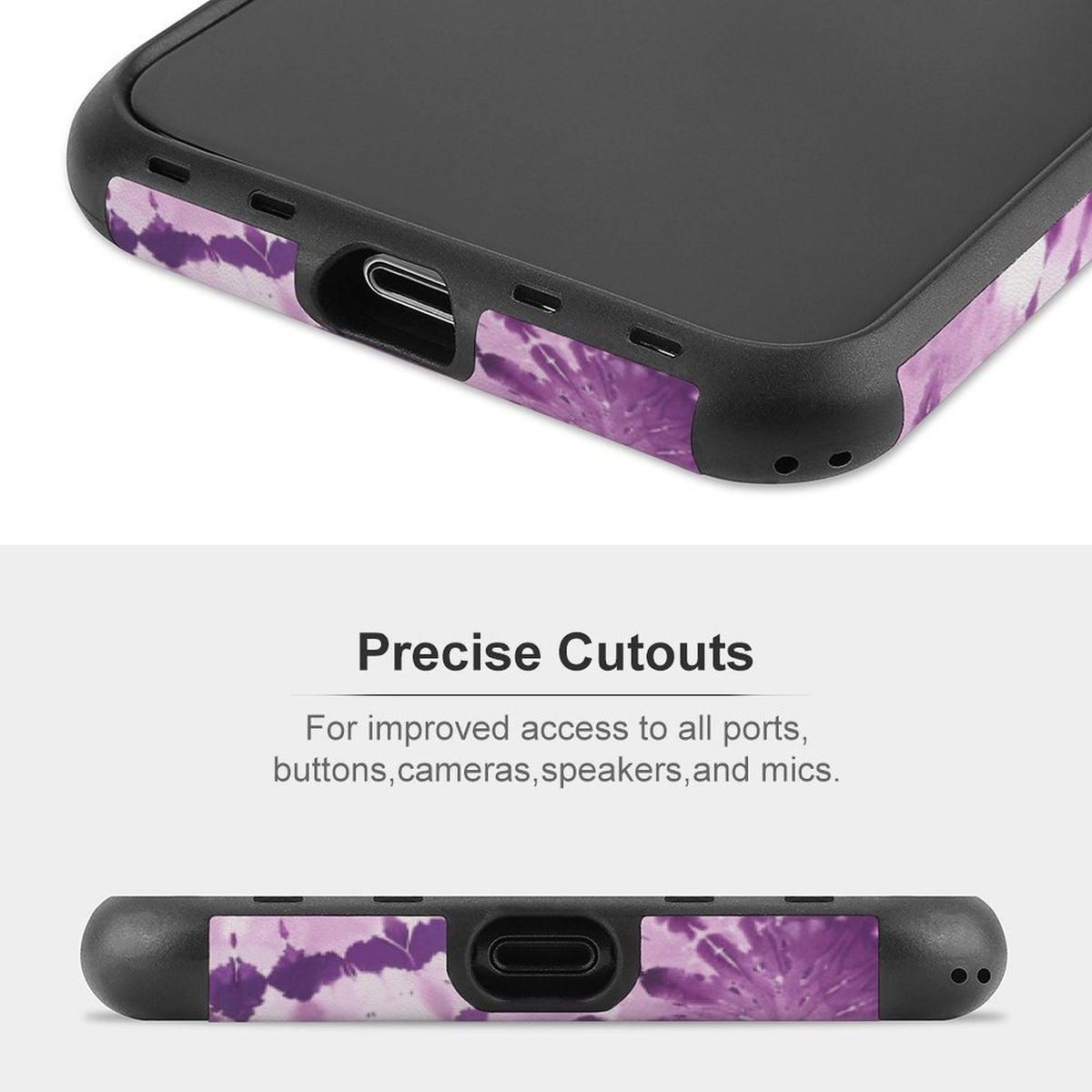 19 Tie Dye Designs, Microfiber iPhone 11 Cases