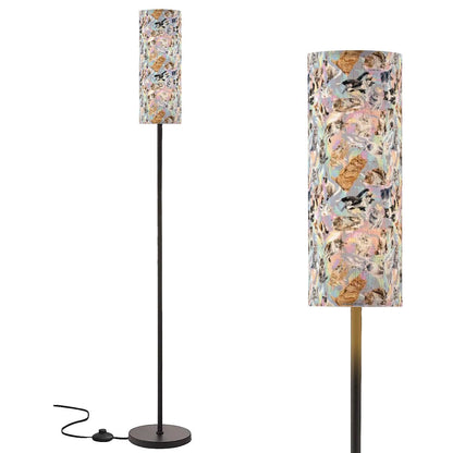 10 Domestic Animal Designs, Floor Lamp Modern Standing Lamp (Made in USA)