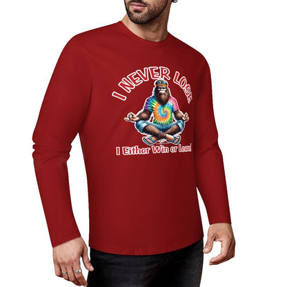 Bigfoot - Sasquatch Cotton Unisex Long Sleeve T-shirt
