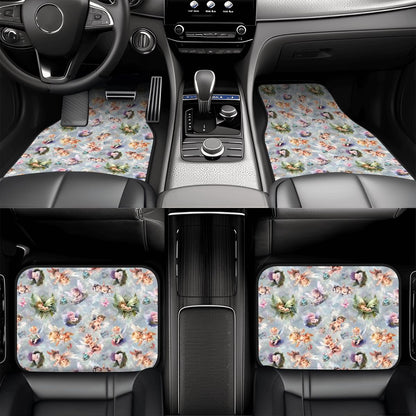 6 Fairy Designs, 4 Piece Auto Floor Mats