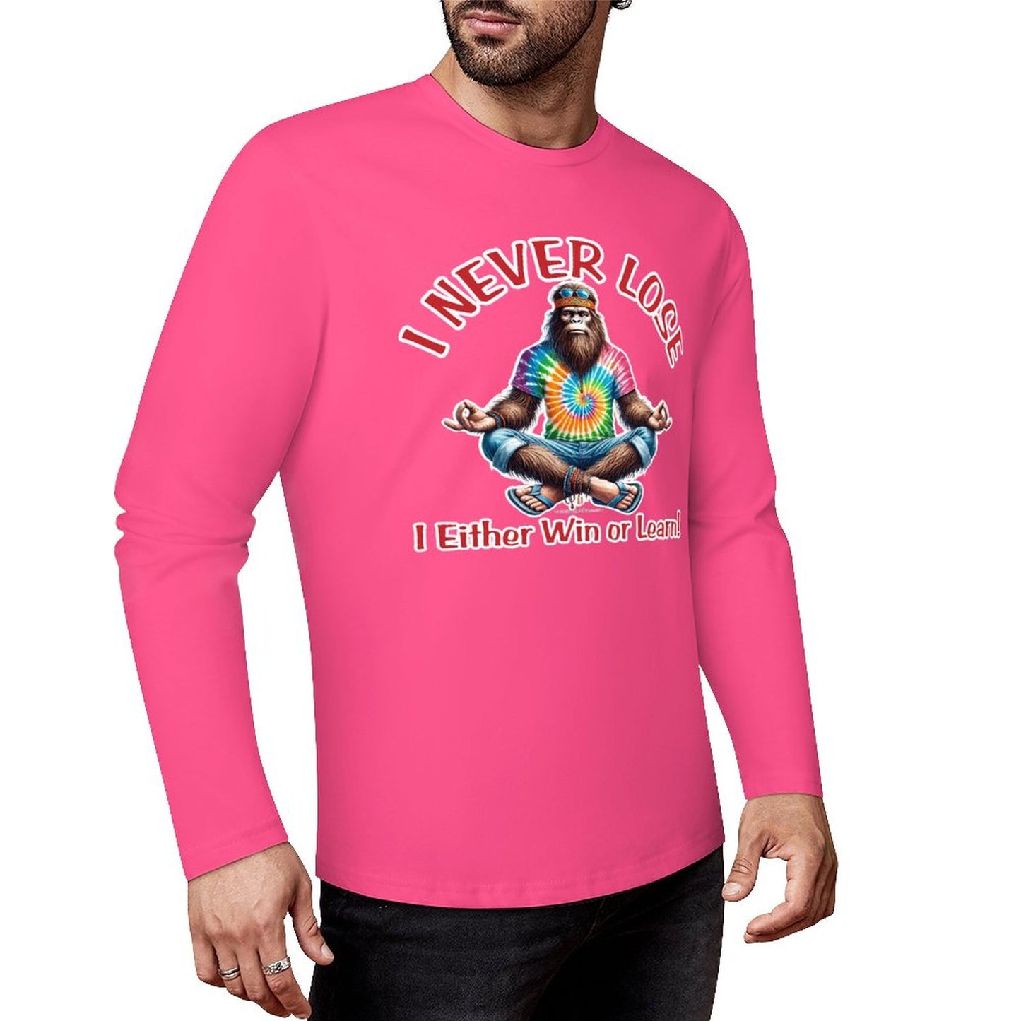 Bigfoot - Sasquatch Cotton Unisex Long Sleeve T-shirt