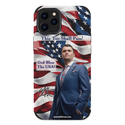Charlie Kirk Memorial, Microfiber Phone Cases iPhone 12