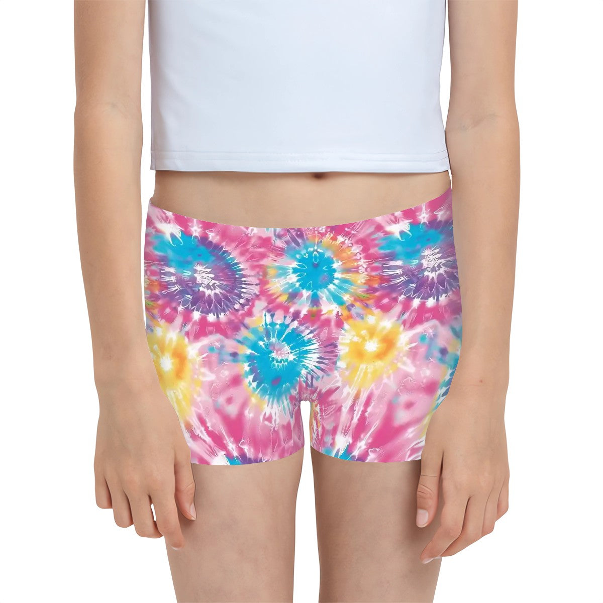 Girls Boxer Briefs Underwear Tie Dye