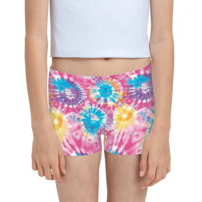 Girls Boxer Briefs Underwear Tie Dye