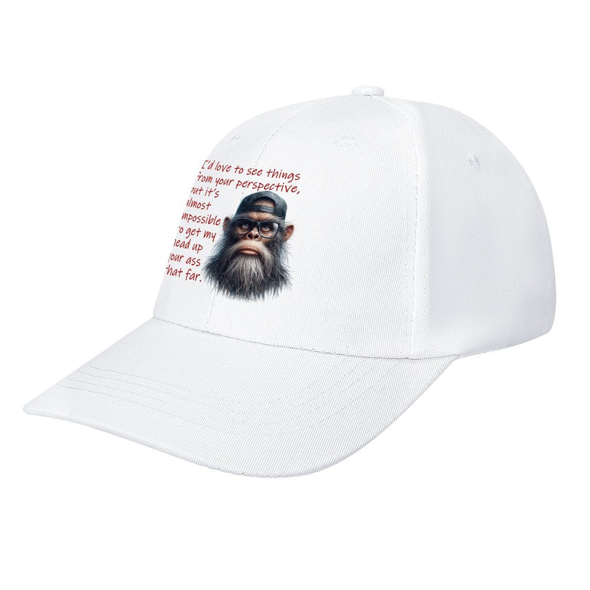 Bigfoot, Sasquatch “I'd love to see things..", Baseball Cap – 8 Colors