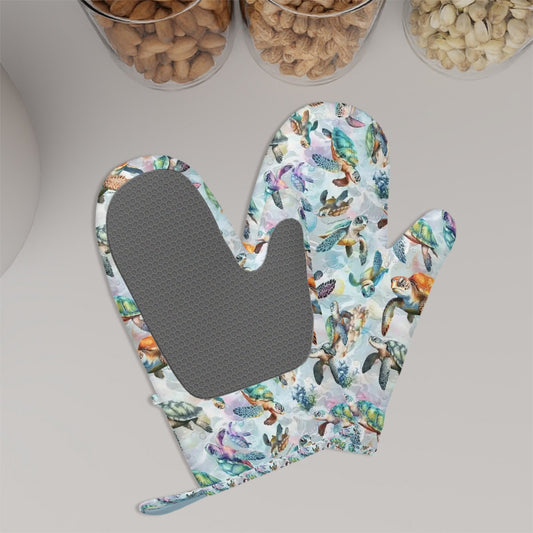 10 Animal Designs,  Heat Resistant Silicone Oven Mitts Set